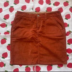 Sonoma Rust Mini Skirt